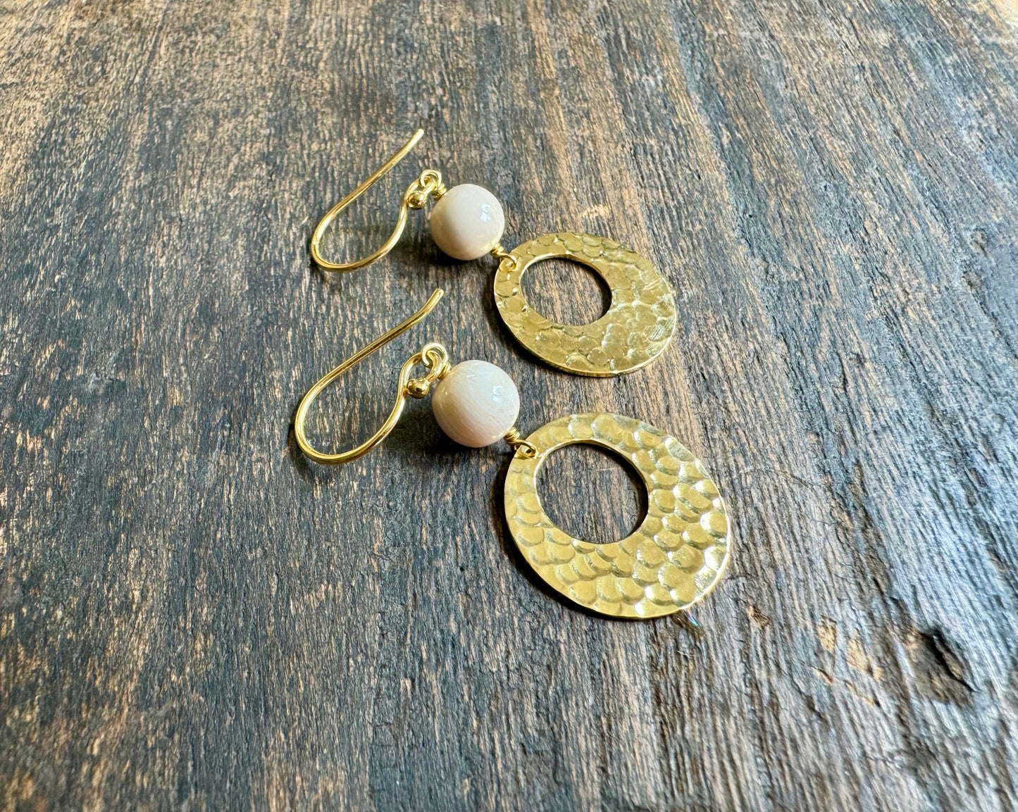 18kt Gold Vermeil Lunar Earrings