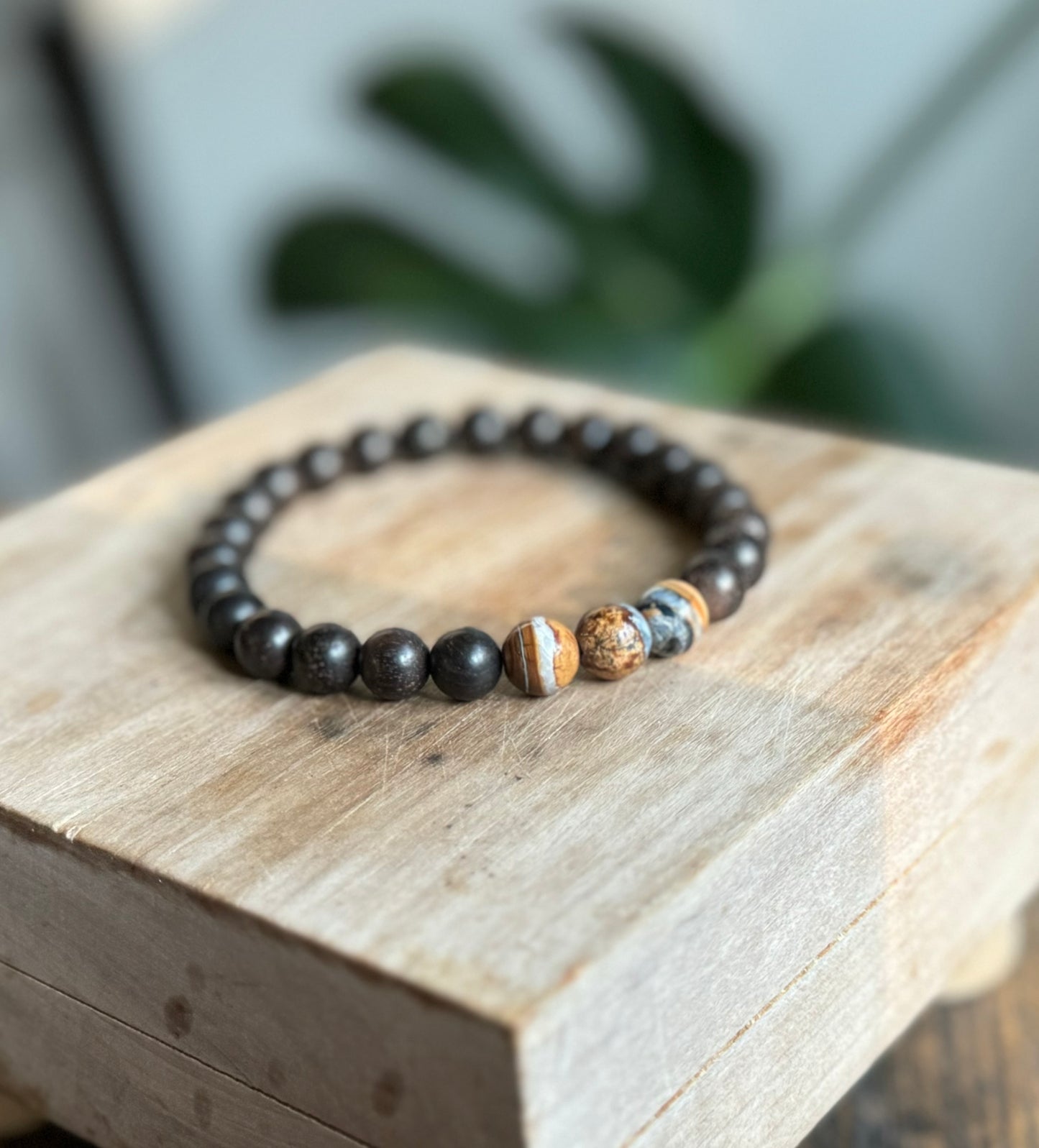 Men’s Mammoth Tooth + Vintage Ebony Bracelet