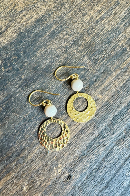 18kt Gold Vermeil Lunar Earrings