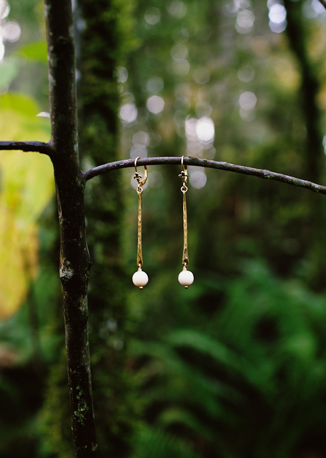 18kt Gold Vermeil Branch Earrings